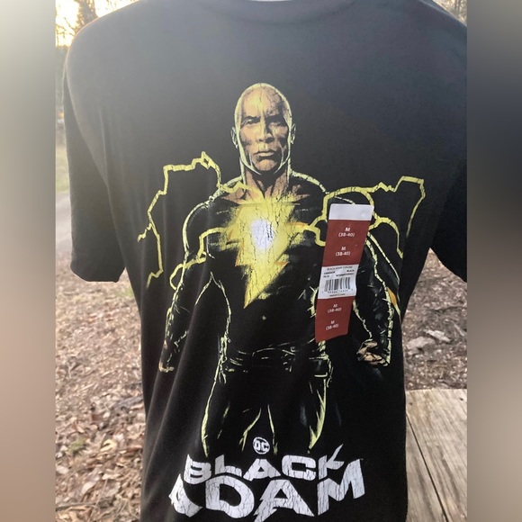 WB BLACK ADAM MAD ENGINE MENS MEDIUM TSHIRT NWT - Picture 2 of 6
